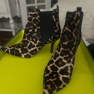Michael Kors Collection Animal Print Heeled Boots